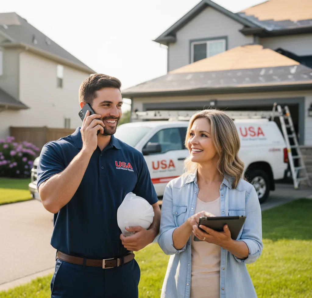 USA Roof Repair Experts customer support in Highland Heights